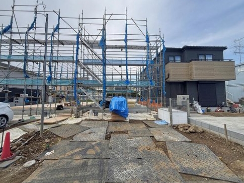 八王子市東中野の新築戸建て1号棟の外観の写真