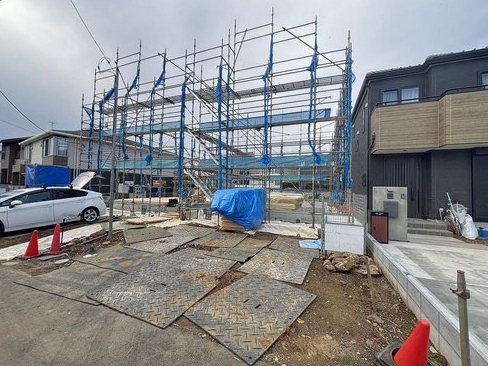 八王子市東中野の新築戸建て2号棟の外観の写真