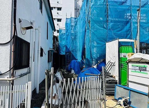 八王子市本町の新築戸建て1号棟の外観の写真