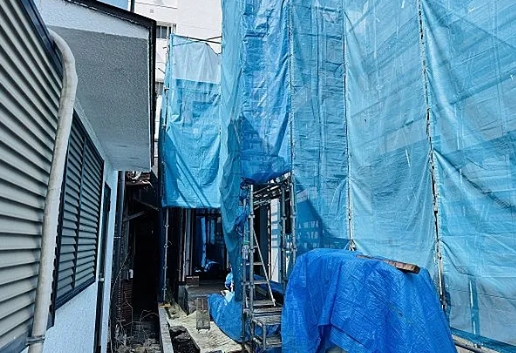 八王子市本町の新築戸建て1号棟の外観の写真