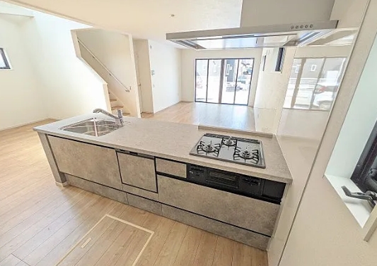 八王子市富士見町の新築戸建て1号棟のキッチンの写真