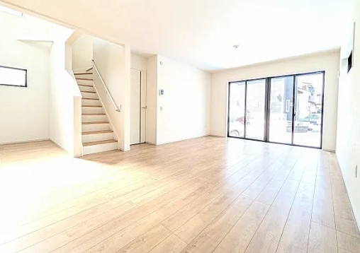 八王子市富士見町の新築戸建て1号棟のリビングの写真