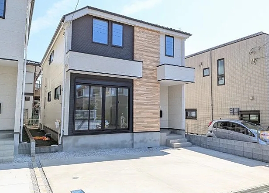 八王子市富士見町の新築戸建て2号棟の外観の写真
