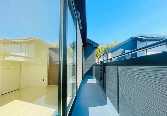 八王子市石川町の新築戸建て1号棟のバスルームの写真