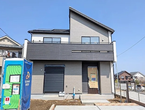 八王子市石川町の新築戸建て1号棟の外観の写真