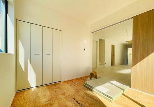 八王子市石川町の新築戸建て1号棟の和室の写真