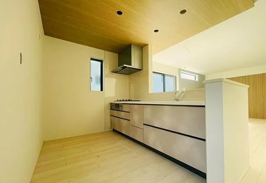 八王子市石川町の新築戸建て1号棟のキッチンの写真