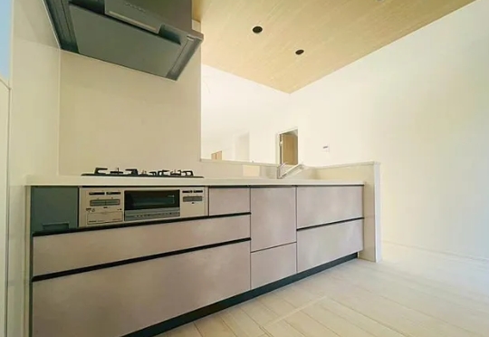 八王子市石川町の新築戸建て1号棟のキッチンの写真