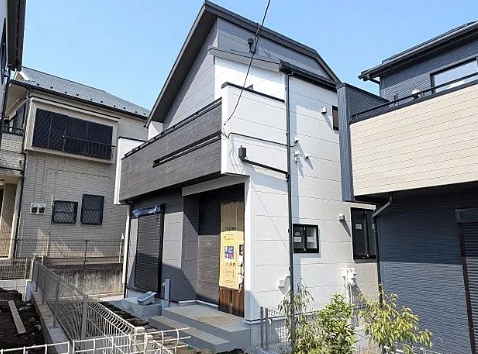 八王子市石川町の新築戸建て2号棟の外観の写真