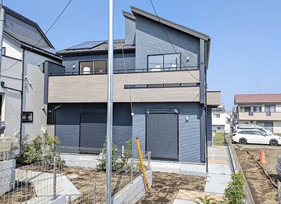 八王子市石川町の新築戸建て3号棟の外観の写真