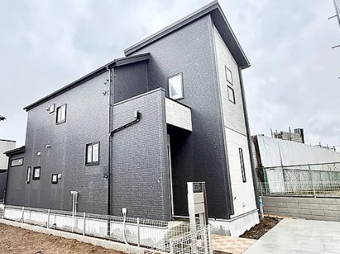 八王子市石川町の新築戸建て4号棟の外観の写真