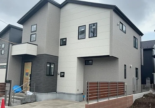 八王子市石川町の新築戸建て6号棟の外観の写真