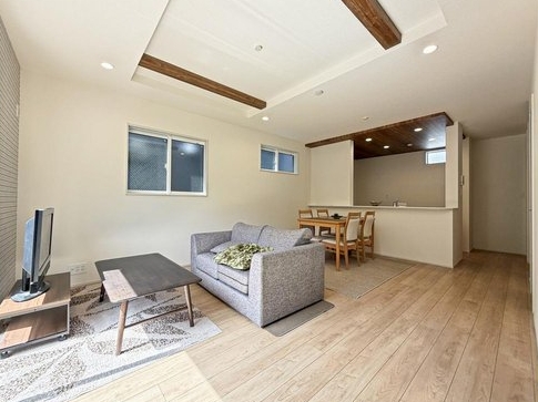 八王子市石川町の新築戸建て9号棟のリビングの写真