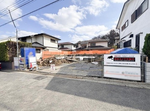 八王子市北野台2丁目の新築戸建ての外観の写真