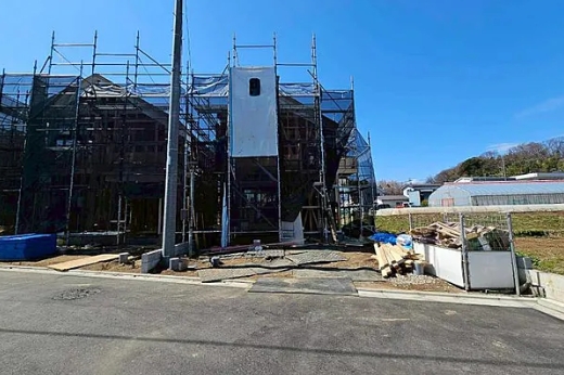 八王子市小比企町の新築戸建て1号棟の外観の写真