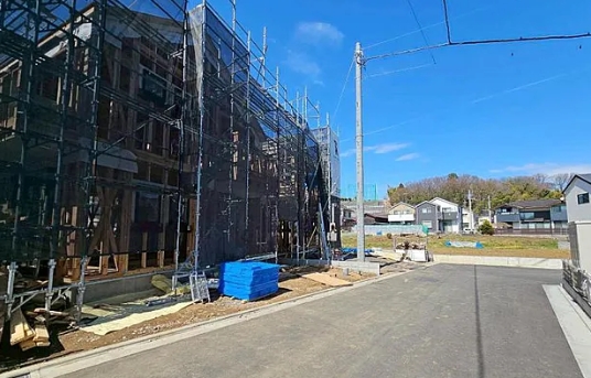 八王子市小比企町の新築戸建て1号棟の外観の写真