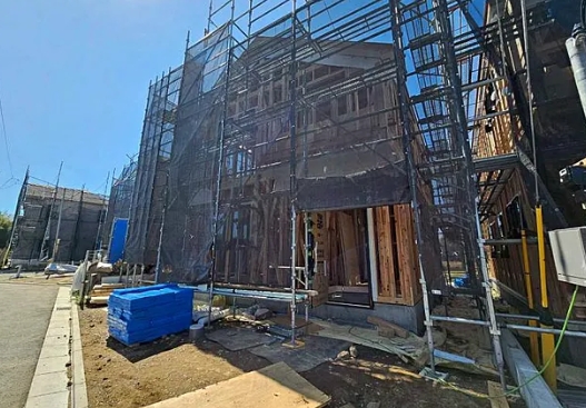 八王子市小比企町の新築戸建て2号棟の外観の写真