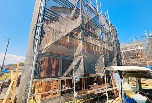 八王子市小比企町の新築戸建て3号棟の外観の写真