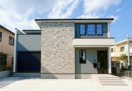 八王子市長房町の新築戸建ての外観の写真