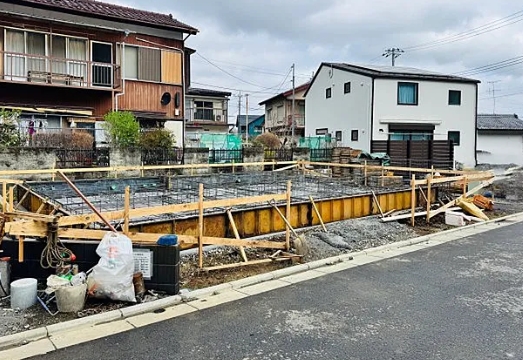 八王子市弐分方町の新築戸建て1号棟の外観の写真