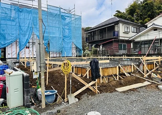 八王子市弐分方町の新築戸建て2号棟の外観の写真