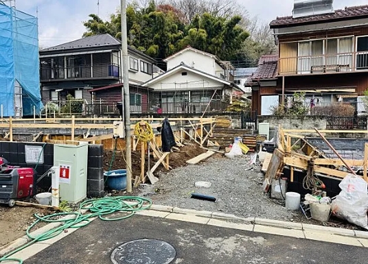 八王子市弐分方町の新築戸建て2号棟の外観の写真