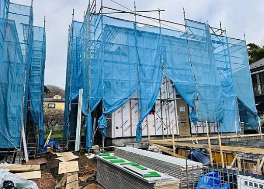 八王子市弐分方町の新築戸建て3号棟の外観の写真