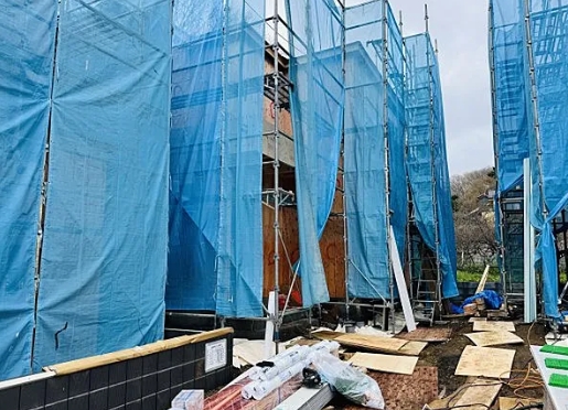 八王子市弐分方町の新築戸建て4号棟の外観の写真