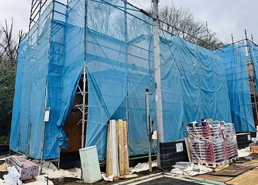 八王子市弐分方町の新築戸建て5号棟の外観の写真