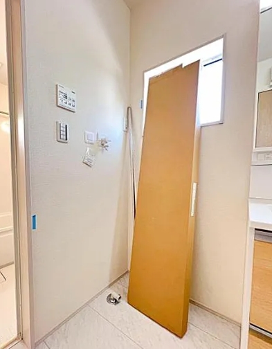 八王子市寺田町の新築戸建て1号棟の洗濯機置場の写真