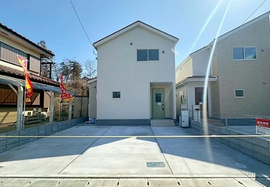 八王子市寺田町の新築戸建て2号棟の外観の写真