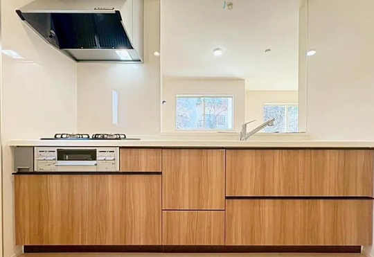 八王子市寺田町の新築戸建て2号棟のキッチンの写真