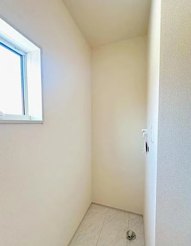 八王子市寺田町の新築戸建て2号棟の洗濯機置場の写真