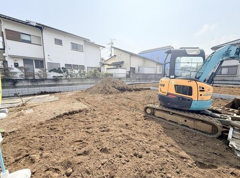 八王子市上野町の新築戸建て1号棟の外観の写真