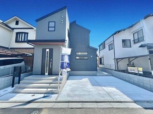 八王子市山田町の新築戸建ての外観の写真