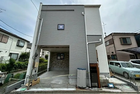 相模原市中央区千代田6丁目の新築戸建ての外観の写真