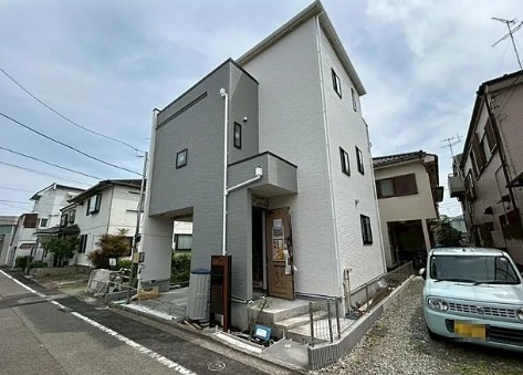 相模原市中央区千代田6丁目の新築戸建ての外観の写真