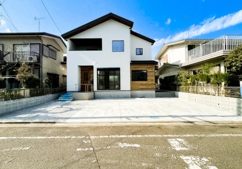 相模原市中央区東淵野辺2丁目の新築戸建ての外観の写真