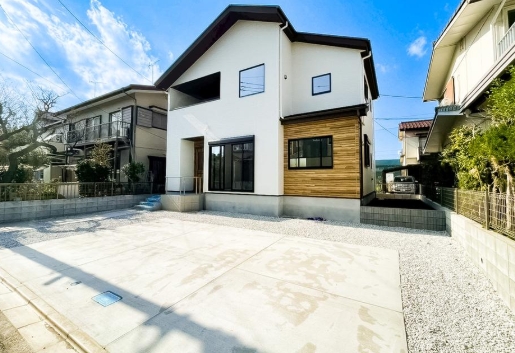 相模原市中央区東淵野辺2丁目の新築戸建ての外観の写真