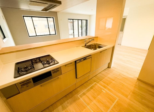 相模原市中央区東淵野辺2丁目の新築戸建てのキッチンの写真