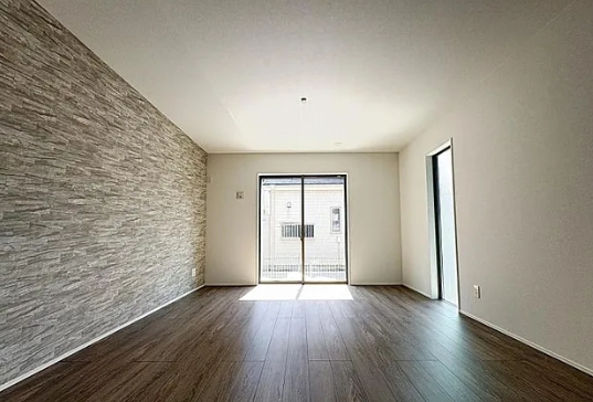 相模原市中央区星が丘2丁目の新築戸建て1号棟のリビングの写真