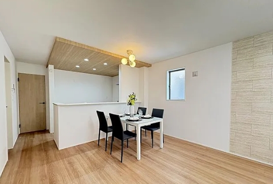 相模原市中央区星が丘2丁目の新築戸建て2号棟のダイニングの写真