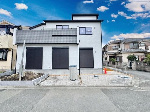 相模原市中央区上矢部2丁目の新築戸建ての外観の写真