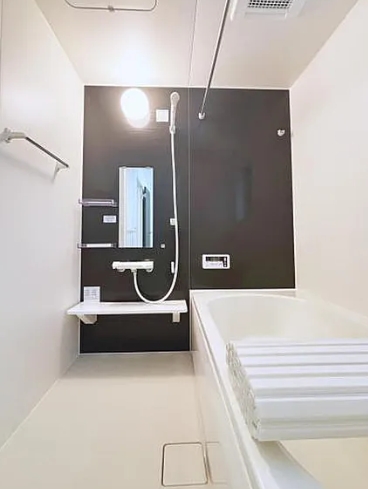 相模原市中央区小町通1丁目の新築戸建て1号棟のバスルームの写真