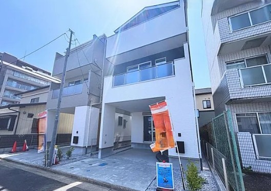 相模原市中央区小町通1丁目の新築戸建て1号棟の外観の写真
