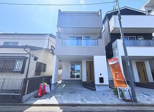 相模原市中央区小町通1丁目の新築戸建て2号棟の外観の写真