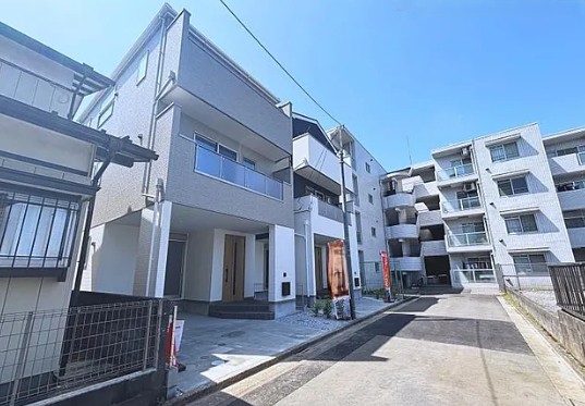 相模原市中央区小町通1丁目の新築戸建て2号棟の外観の写真