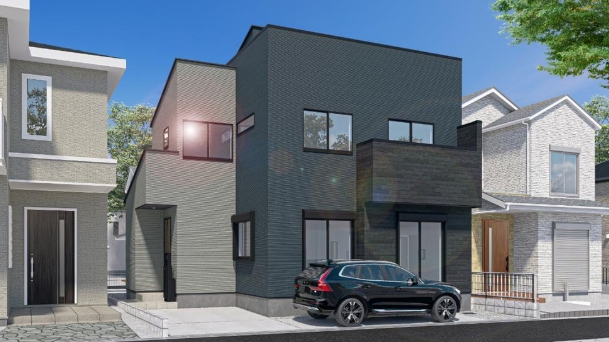 相模原市中央区松が丘2丁目の新築戸建ての外観の写真