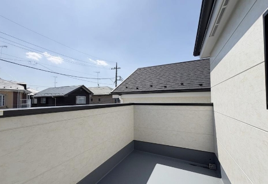 相模原市中央区宮下本町１丁目の新築戸建て1号棟のバルコニーの写真