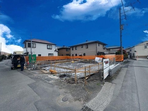 相模原市中央区田名の新築戸建て1号棟の外観の写真